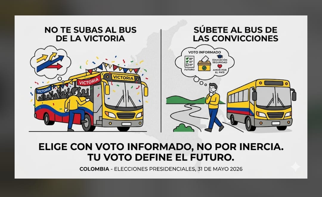 Elecciones 2026: No te subas al bus de la victoria, súbete al bus de las convicciones