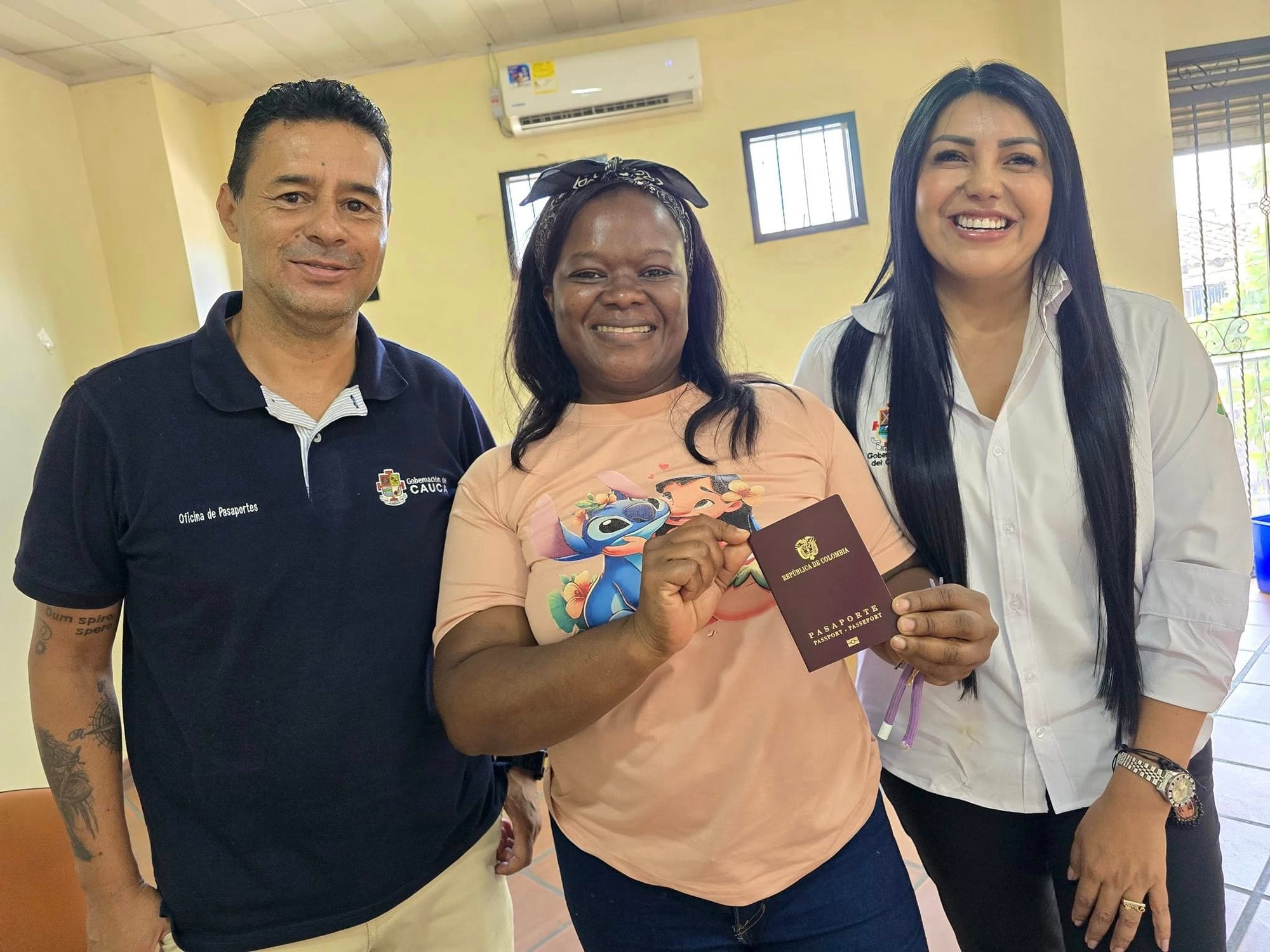 Gobernación del Cauca acercó entrega de pasaportes a comunidades de Puerto Tejada