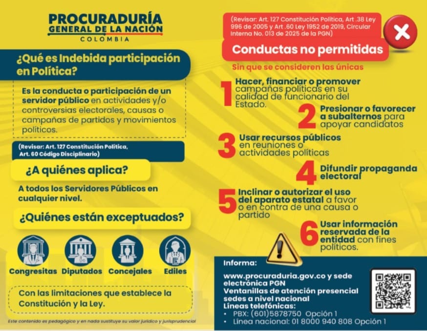 Gobierno Departamental y Procuraduría fortalecen estrategia para garantizar transparencia electoral