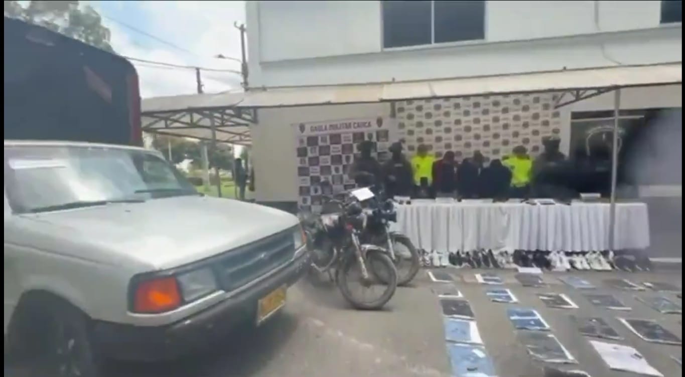 Cayó red criminal al servicio de alias ‘Mordisco’ en Popayán: tres capturados