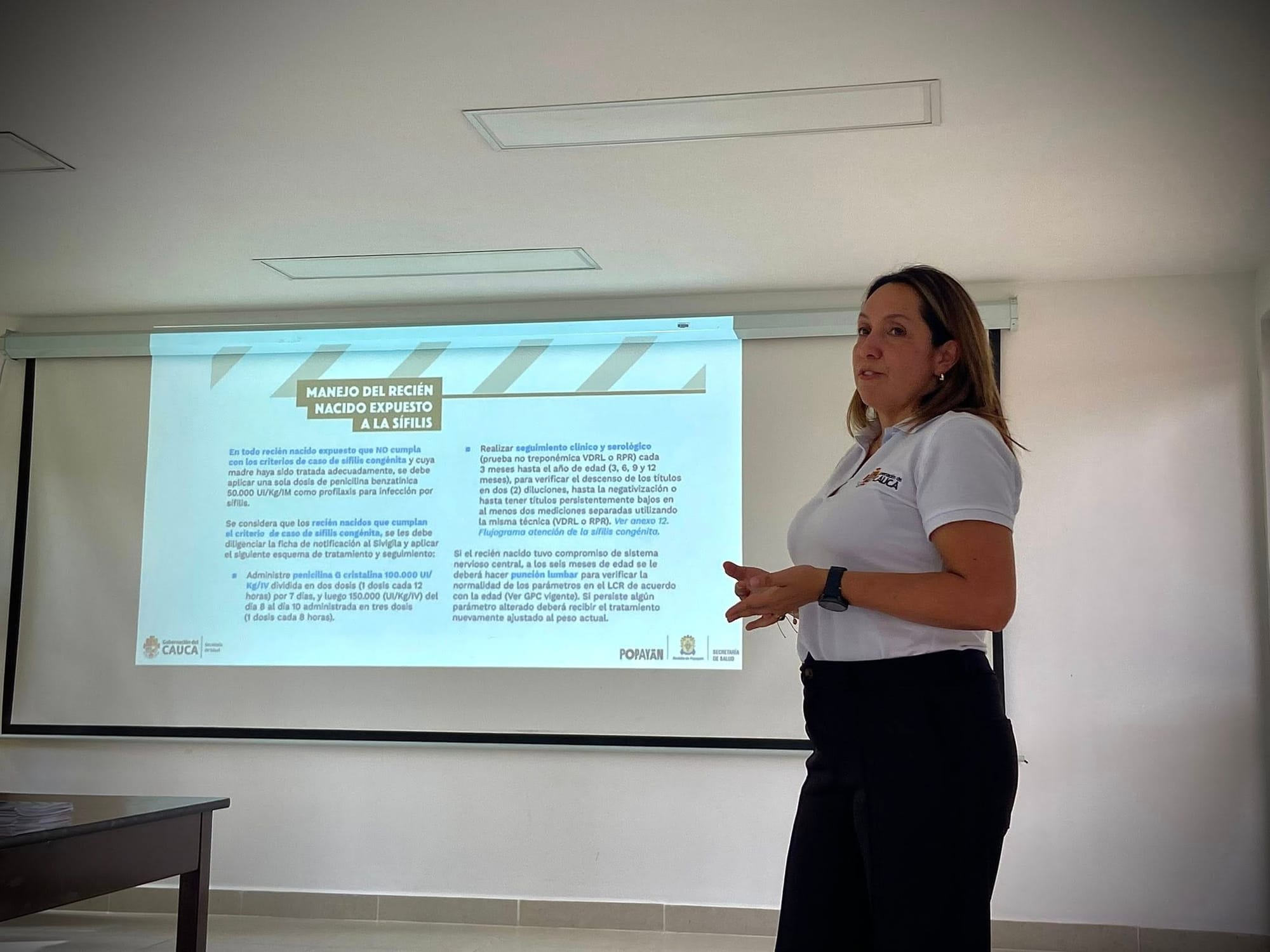 Fortalecen capacidades del sector salud en Popayán para prevenir transmisión materno infantil de enfermedades