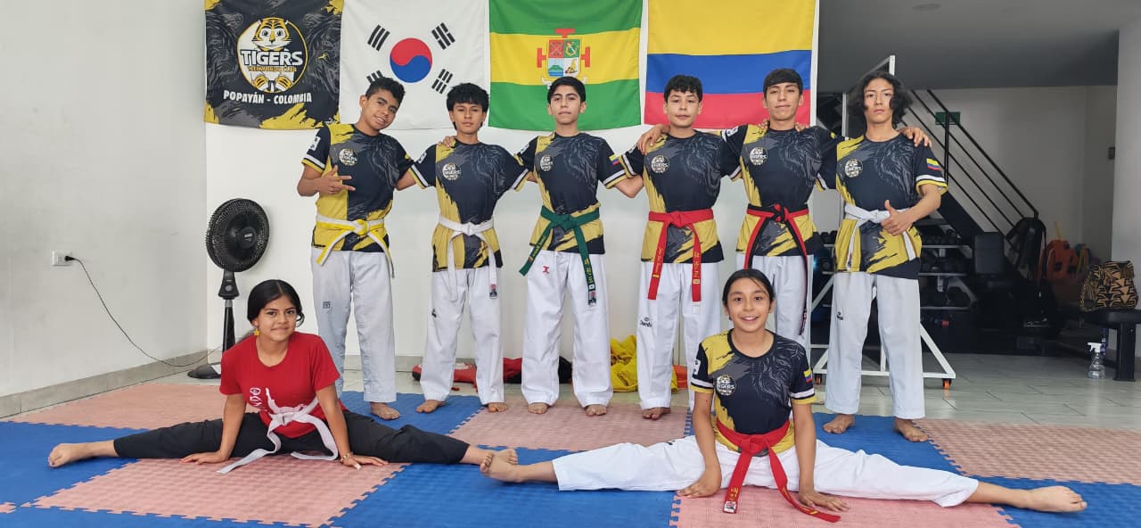 Club de Taekwondo Tigers lidera participación de deportistas en Juegos Intercolegiados de Popayán