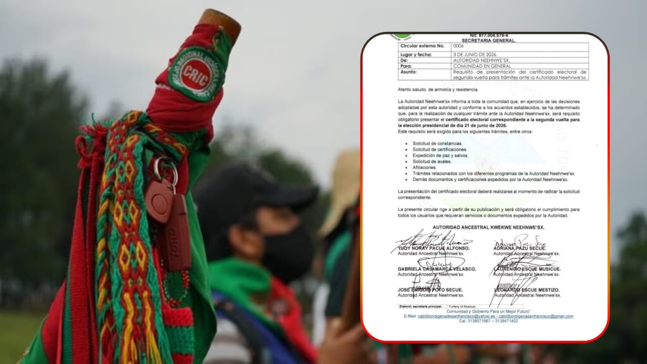 Autoridad indígena de Toribío, Cauca desata controversia al pedir certificado electoral para expedir documentos