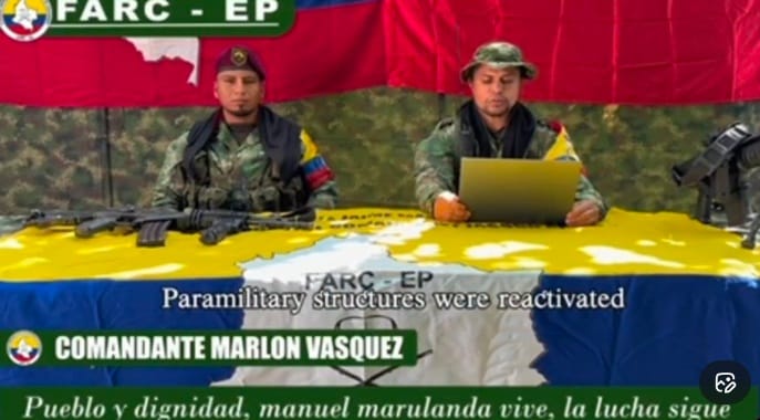 Video de Marlon, cabecilla insurgente, desmiente informe militar sobre su presunta muerte en el Cauca