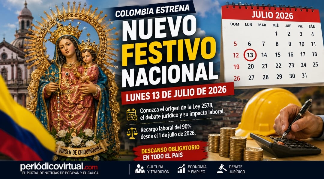 Colombia estrena festivo nacional este lunes 13 de julio: conozca el origen de la Ley 2578 y su impacto laboral