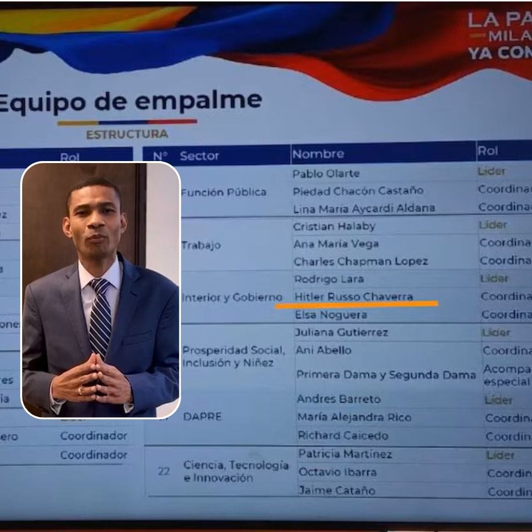 Hasta Hitler integra el equipo de empalme del presidente electo Abelardo de la Espriella; de quién se trata