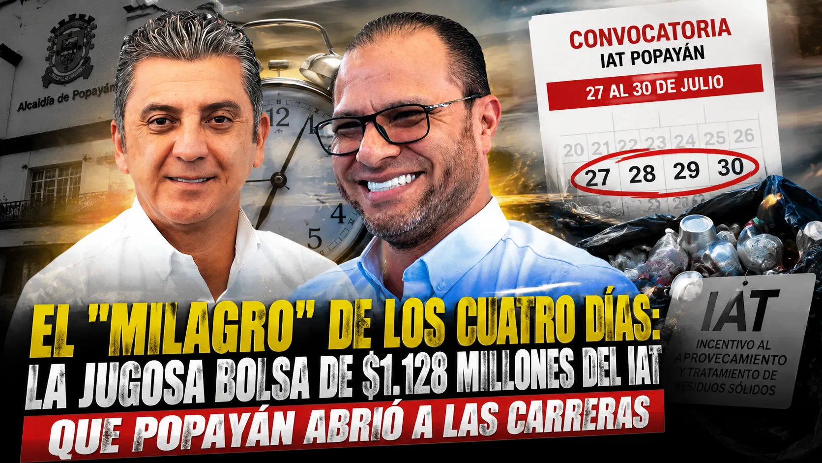 El "milagro" de los cuatro días: la jugosa bolsa de $1.128 millones del IAT que Popayán abrió a las carreras