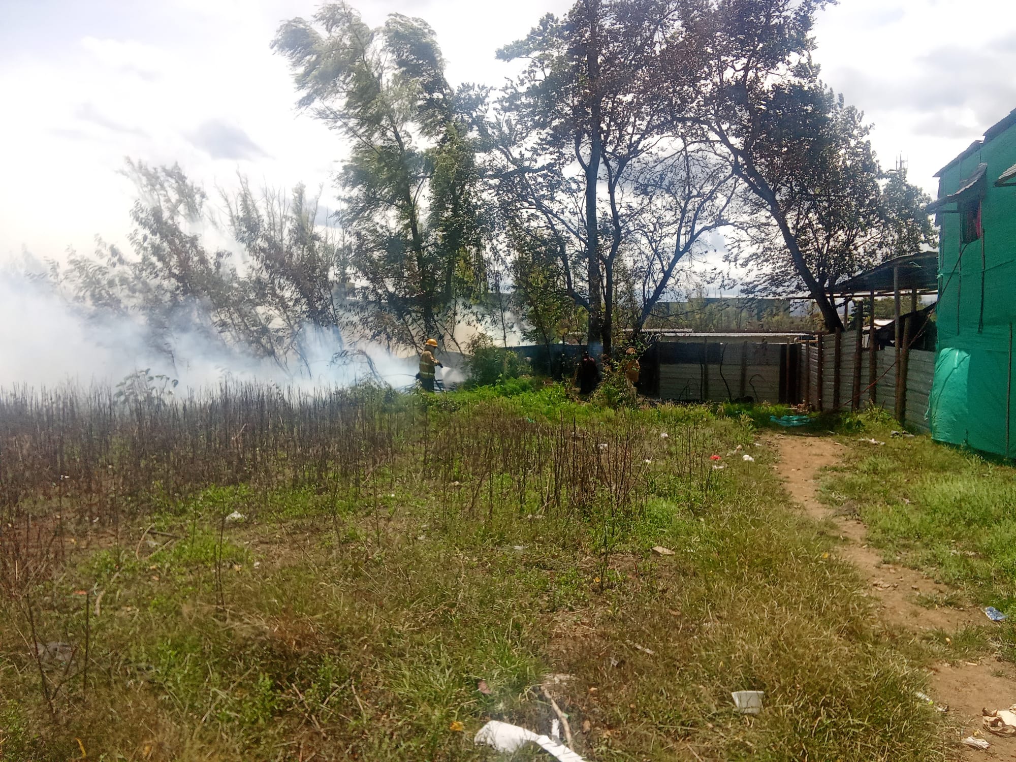 Incendio forestal causado por habitantes de calle sembró el pánico en Ciudad Jardín de Popayán