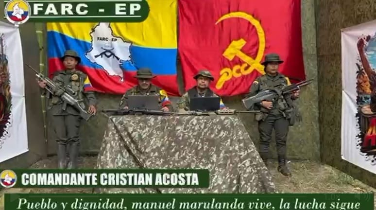 Disidencias de las Farc difunden video con un mensaje al presidente electo Abelardo de la Espriella
