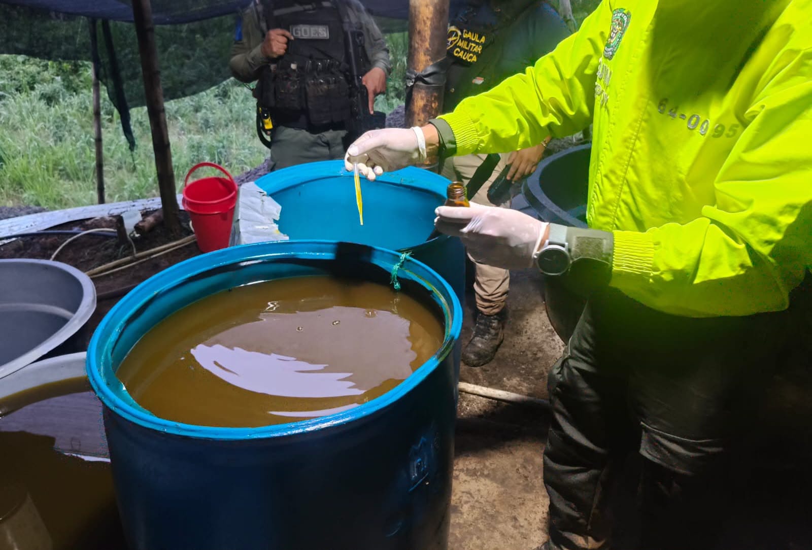 ELN estaría detrás de los  laboratorios de cocaína destruidos en Popayán