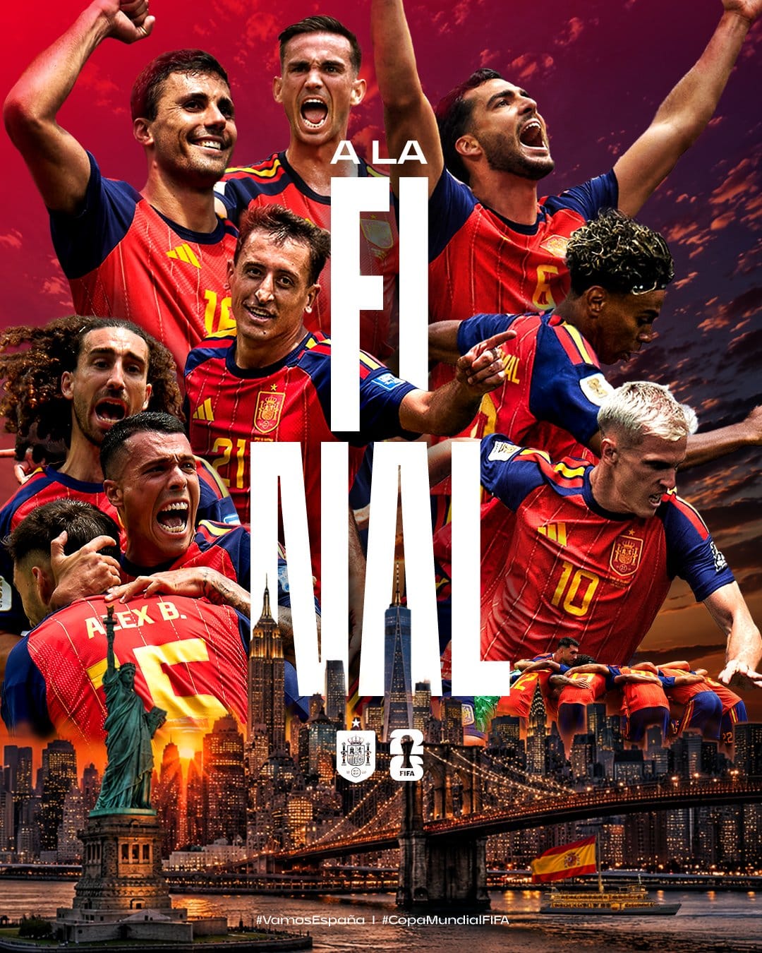España elimina a Francia y clasifica a la final del Mundial 2026 tras imponerse 2-0 en Dallas