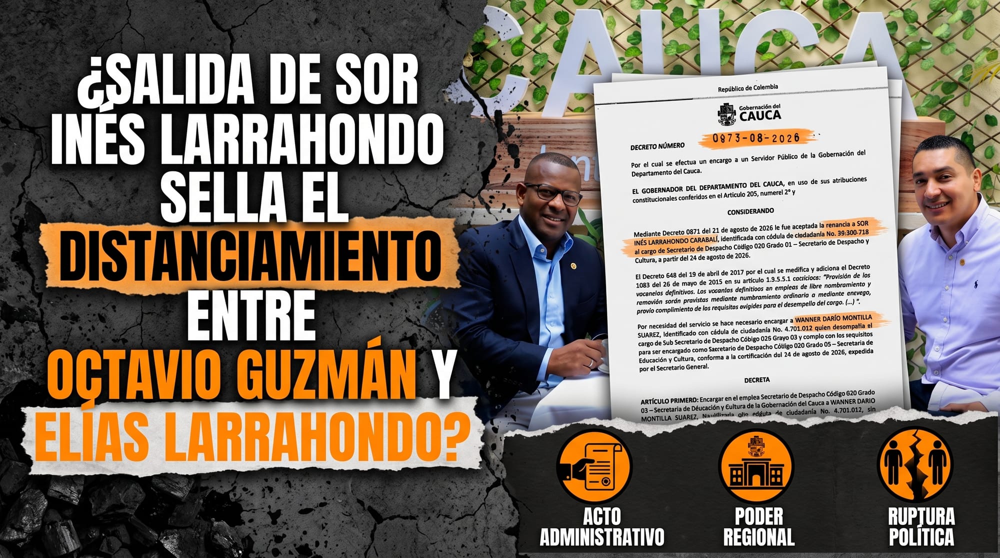 ¿Salida de Sor Inés Larrahondo sella el distanciamiento entre Octavio Guzmán y Elías Larrahondo?