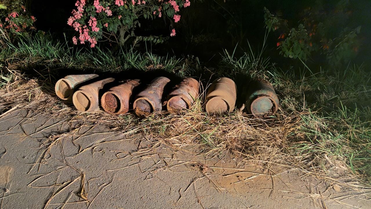 Autoridades neutralizan siete cilindros con explosivos utilizados para un frustrado atentado en el norte del Cauca