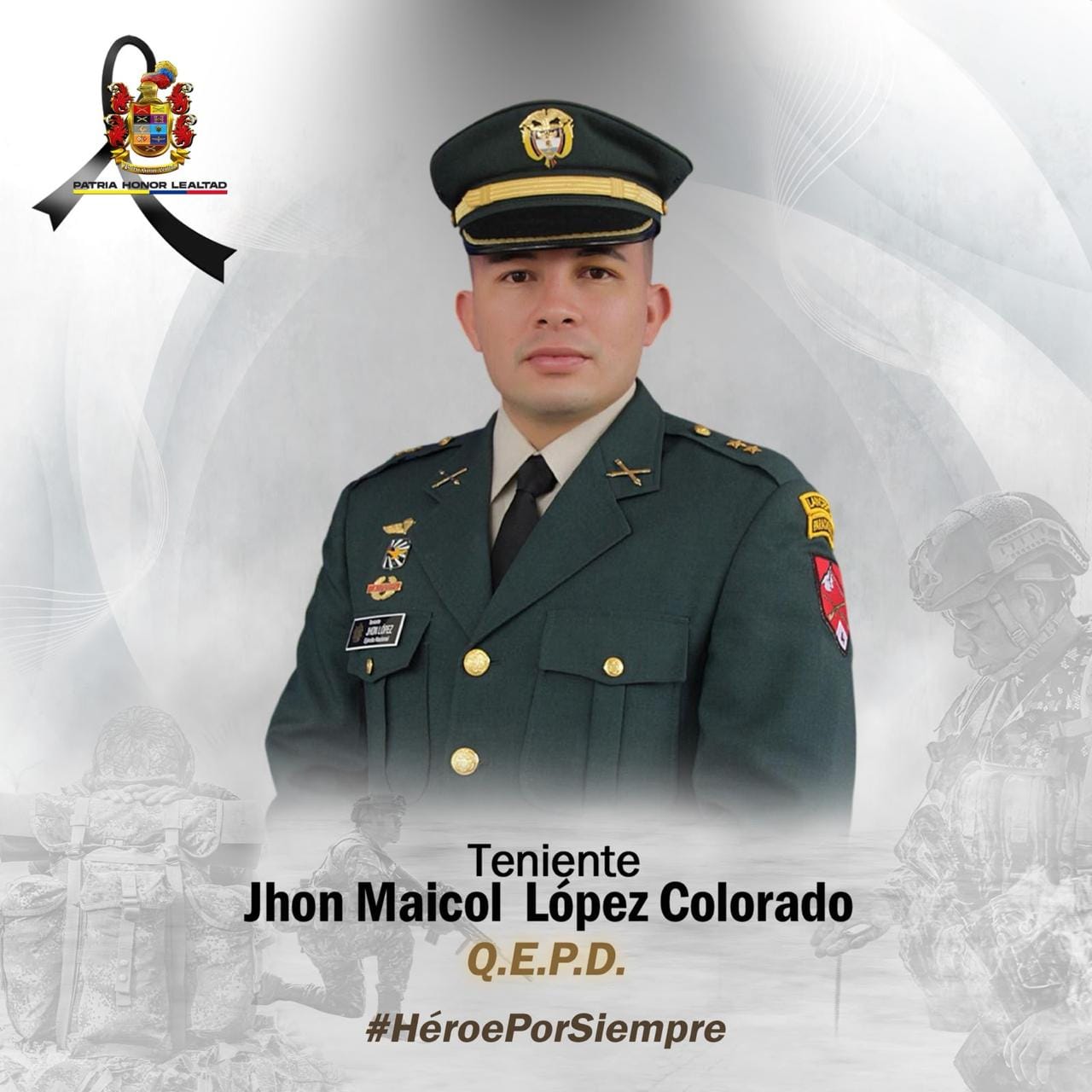 Teniente del Ejército murió en combates con guerrilleros del ELN en Mercaderes, Cauca
