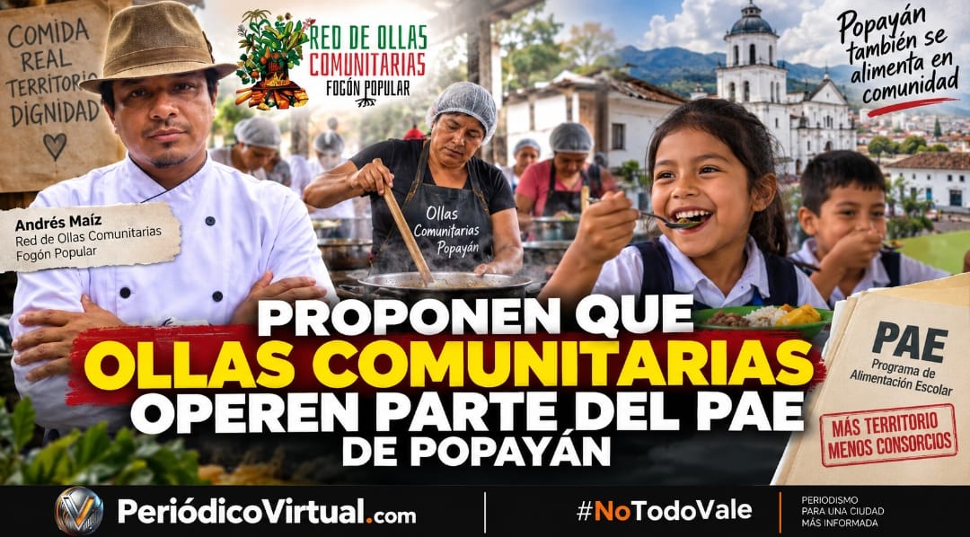 Proponen que ollas comunitarias operen parte del PAE de Popayán