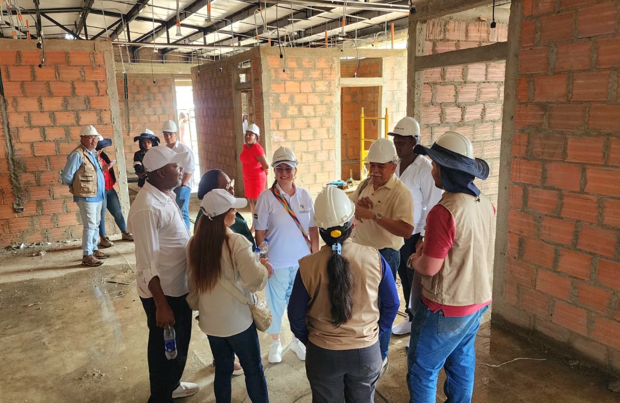 Asamblea del Cauca verifica avance del Hospital de Padilla: la obra alcanza el 40 %