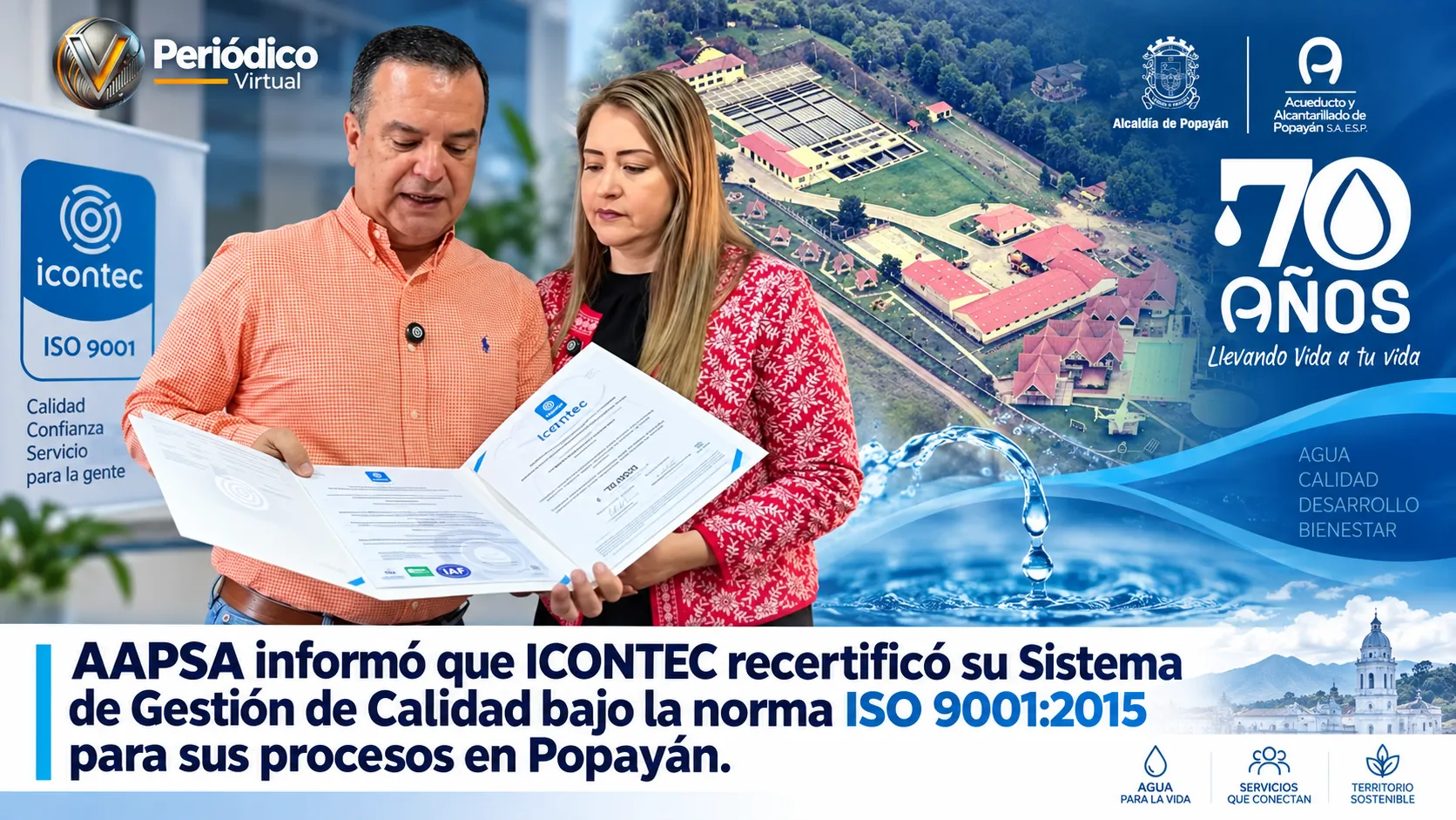 AAPSA recibe recertificación de calidad ISO 9001:2015 por parte de ICONTEC