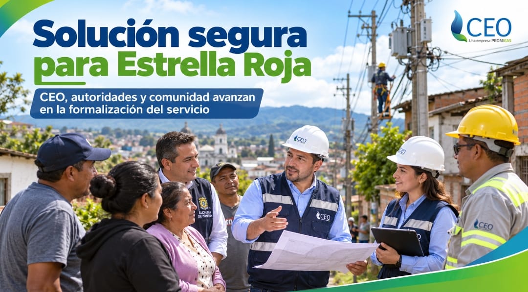 CEO y comunidad avanzan en alternativa para reducir riesgos eléctricos en Estrella Roja