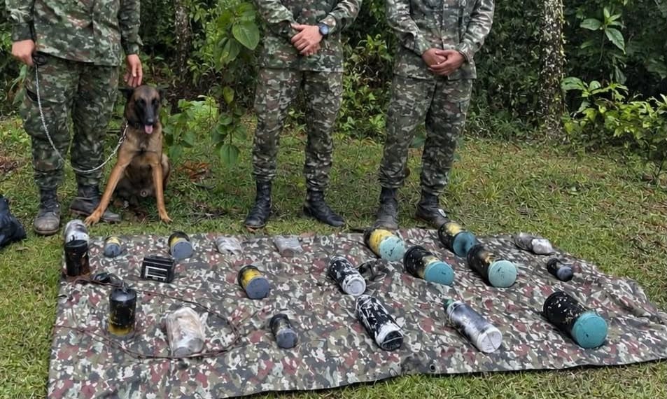 Ejército destruyó 33 explosivos en Cajibío: alertan sobre posible atentado en Ortega