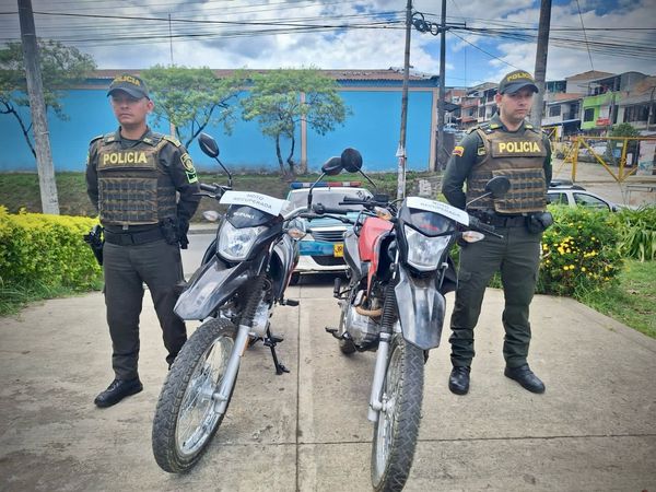 ¡Bien por la Policía! Recuperaron dos motocicletas