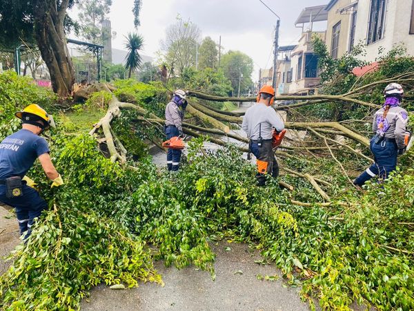 Autoridades atienden emergencia por fuerte aguacero en Popayán