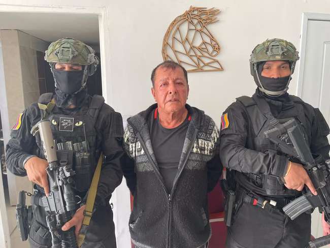 Alias El Alacrán, viejo narcotraficante capturado por liderar banda criminal