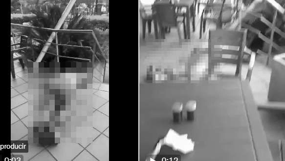 ¡Qué terror! Masacran a tres personas en un restaurante