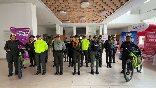 En acción la Patrulla Púrpura en la capital del Cauca