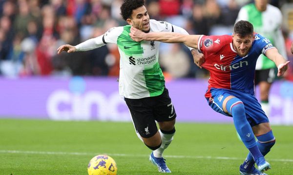 Luis Díaz fue protagonista en la remontada del Liverpool F.C. ante Crystal Palace