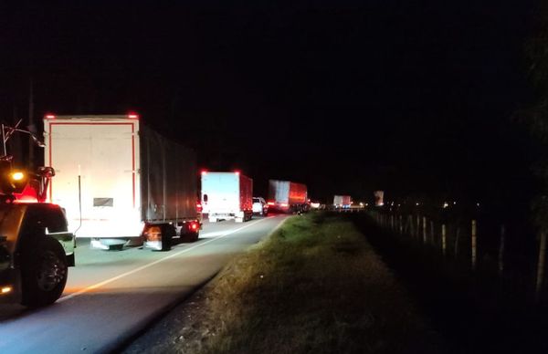 Bloqueo en la Panamericana por protesta indígena