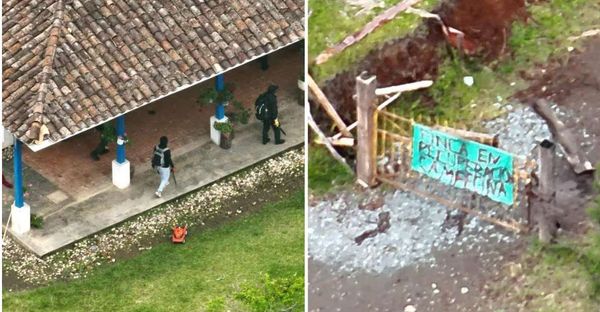 La violenta invasión a una finca de Cajibío, Cauca