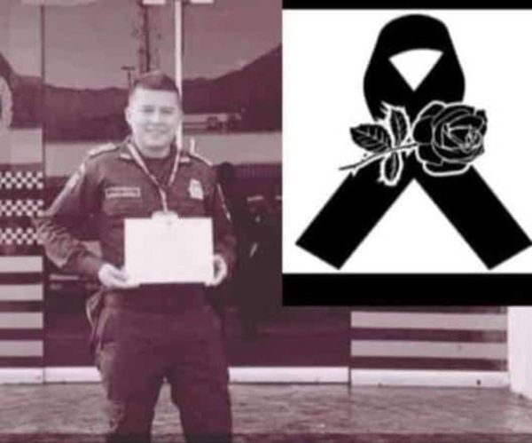 Marco Londoño, el policía que murió en trágico accidente en El Bordo, Cauca