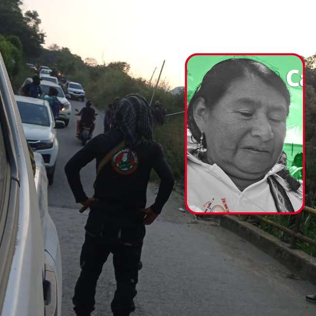 Indígenas de Toribío, Cauca, aumentan los controles en sus territorios tras el asesinato de la lideresa Carmelina Yule Paví