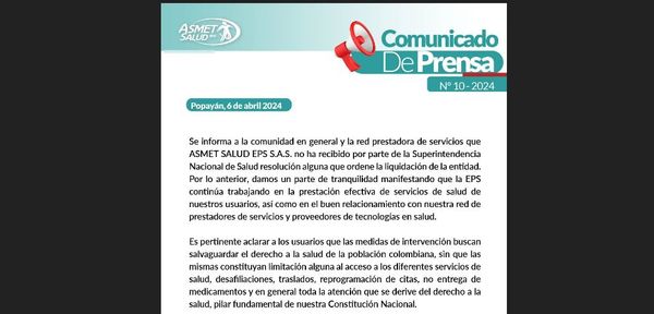ASMET Salud EPS: Fortaleza y Compromiso con la Salud de los Colombianos