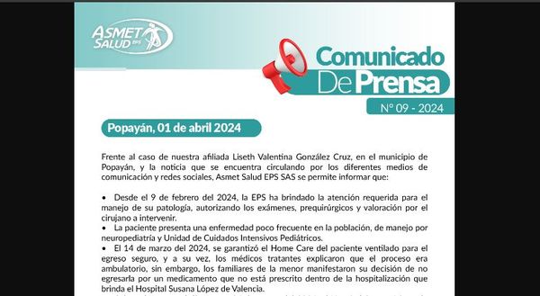 Asmet Salud EPS reafirma su compromiso con la atención integral de sus afiliados