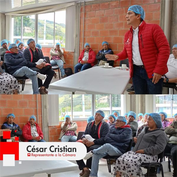 🚩🚩Representante César Cristian Gómez Castro impulsa el desarrollo y la paz en el Cauca