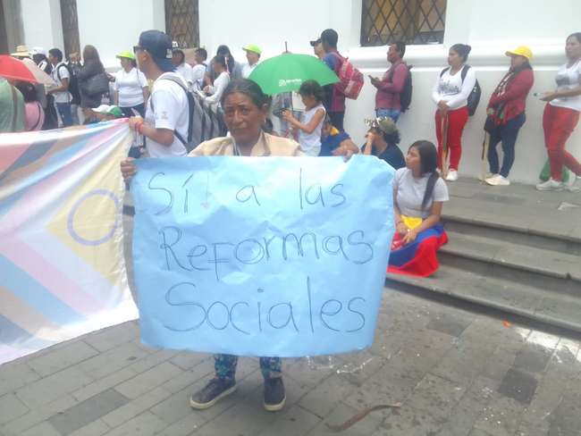 Masiva movilización en Popayán en apoyo al presidente Gustavo Petro