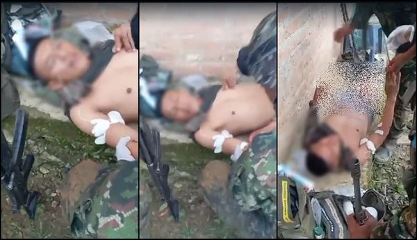 (Vídeo) Ejército brindó ayuda médica a disidente que los atacó  pero resultó herido