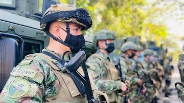 Dos soldados heridos tras hostigamiento al Ejército en Cajibío, Cauca