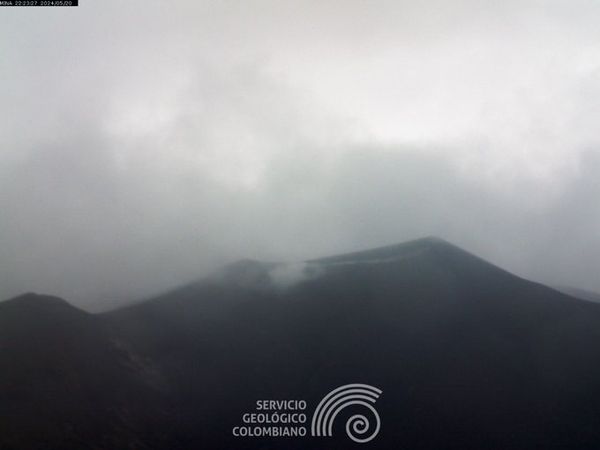 Bomberos Popayán y otros organismos de socorro se preparan ante eventual erupción del volcán Puracé