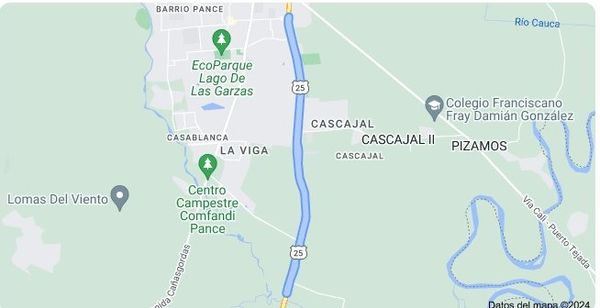 Cierre tota de la vía total de la vía Panamericana, tramo Cali-Jamundí