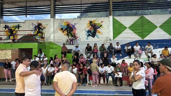Argelia, Cauca: desplazados de zona rural llegan al coliseo del casco urbano