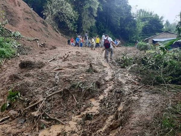 Corinto: campesinos atrapados en la zona rural luego de varios derrumbe