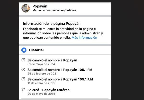 Usurpación digital: La manipulación de la página en Facebook de la emisora de Popayán