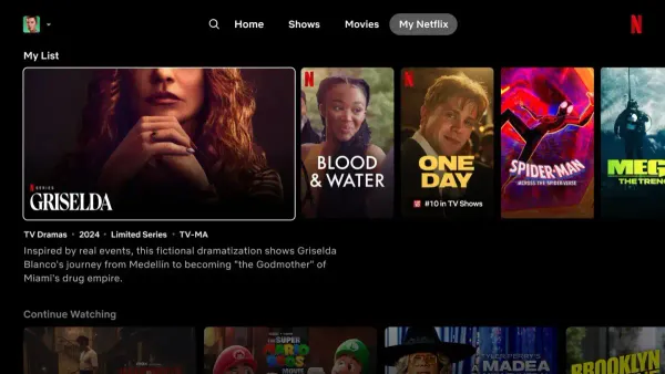 Netflix cambia su presentación en los televisores inteligentes