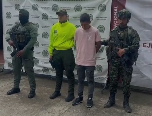 Captura de alias “Piolo”, integrante del frente  Dagoberto Ramos de la disidencias de las Farc