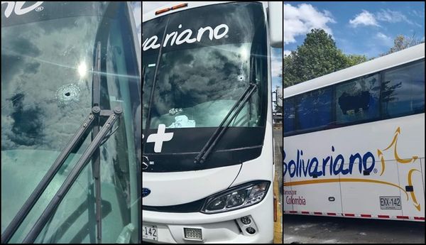 Pasajeros de un bus de Bolivariano y el conductor heridos en medio de un atraco en el Cauca