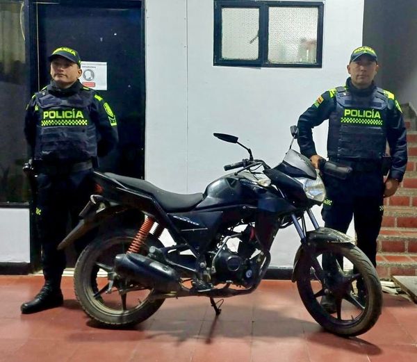 Recuperación de motocicleta hurtada en Timbío y procedimientos de entrega ante las autoridades