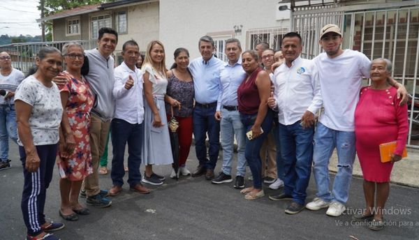 Administración Municipal entregó obras de pavimentación ejecutadas en tiempo récord en los barrios La Sombrilla y Santa Mónica