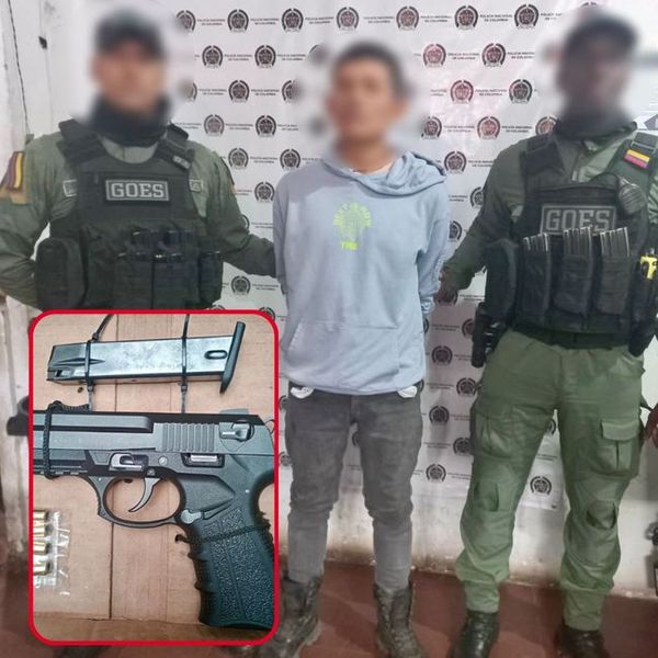 Capturado en flagrancia hombre portando arma de letalidad reducida en la comuna 7 de Popayán